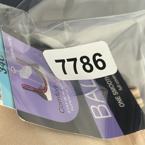 Bali Women's 34C One Smooth U Full Coverage Bra Beige Style 3470 NWT - Picture 10 of 10